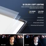 Xria SL-288ARC Bi-color Ultra-thin Soft Panel LED Light 3200k-5600k Color Temperature With LCD Display and Remote Controller (2-Light Kit) - Image 5