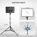 Xria SL-288ARC Bi-color Ultra-thin Soft Panel LED Light 3200k-5600k Color Temperature With LCD Display and Remote Controller (2-Light Kit) - Image 2