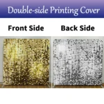 Xria Aluminum Square Backdrop Stand 3x3 meters 9.84ft double Side Straight Tension Fabric Backdrop for Photobooth Birthday Party and Wedding Background Decoration - Image 2